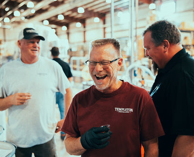 Best thing about making whiskey for a living?