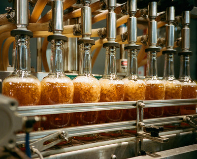 Filling bottles with precision.